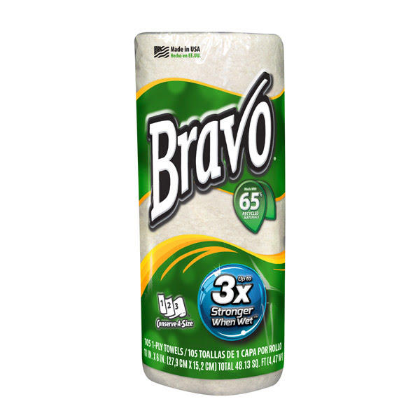 Bravo Paper Towel Single Roll